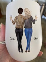 Boy Mom The One Where I Am Outnumbered - Personalized Wine Tumbler - M –  Macorner