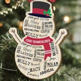 Together We Make A Family - Personalized Wooden Ornament – Macorner