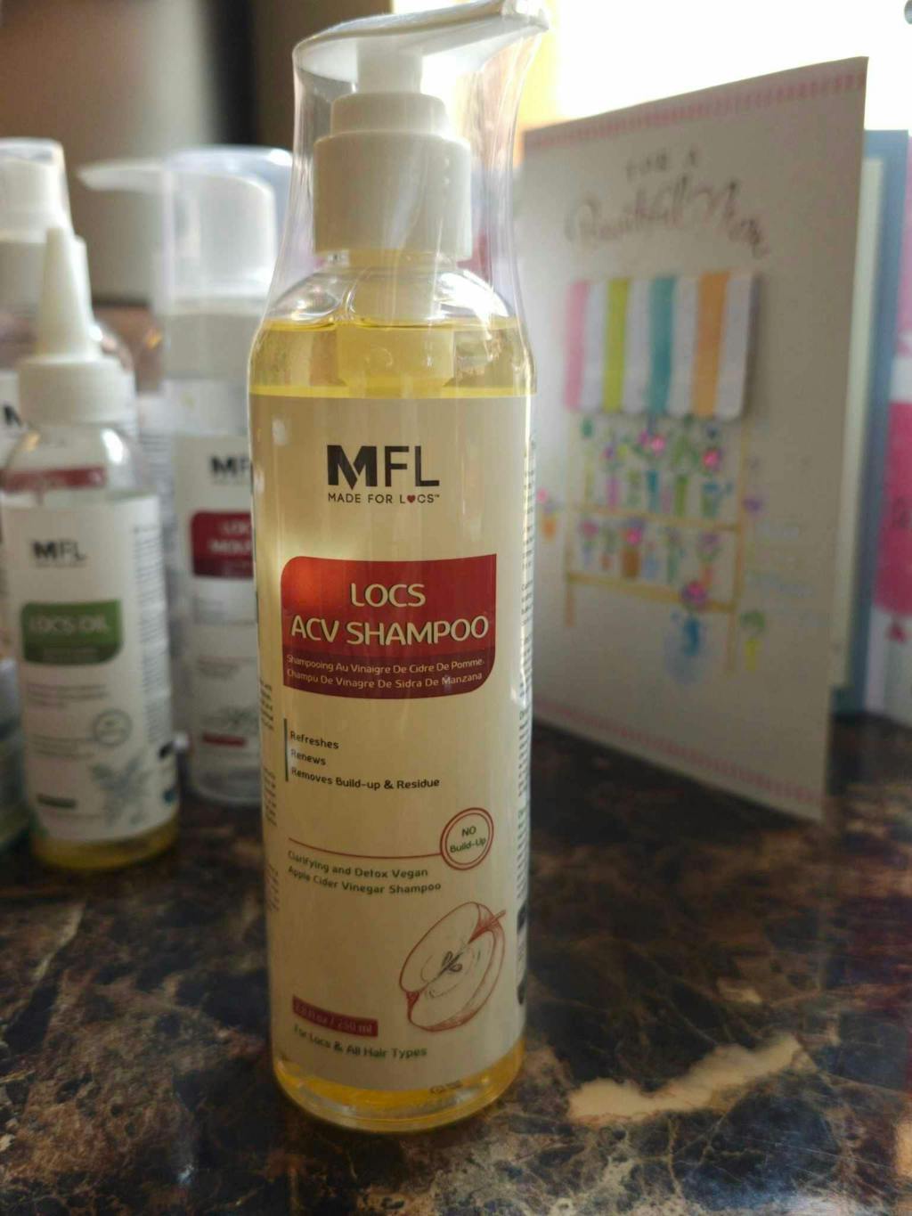 Locs Vegan Apple Cider Vinegar Shampoo 8 oz Made For Locs