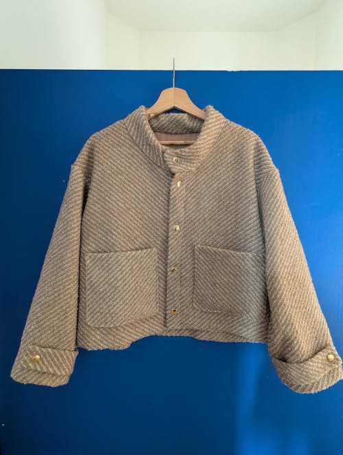 Patron de couture veste OPHELIA avec capuche amovible