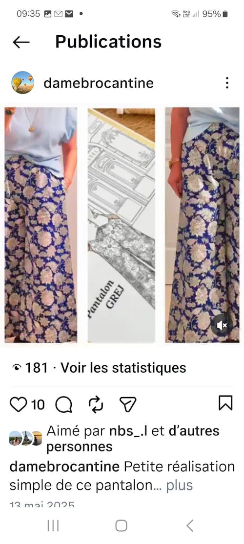 Patron de couture pantalon GREJ