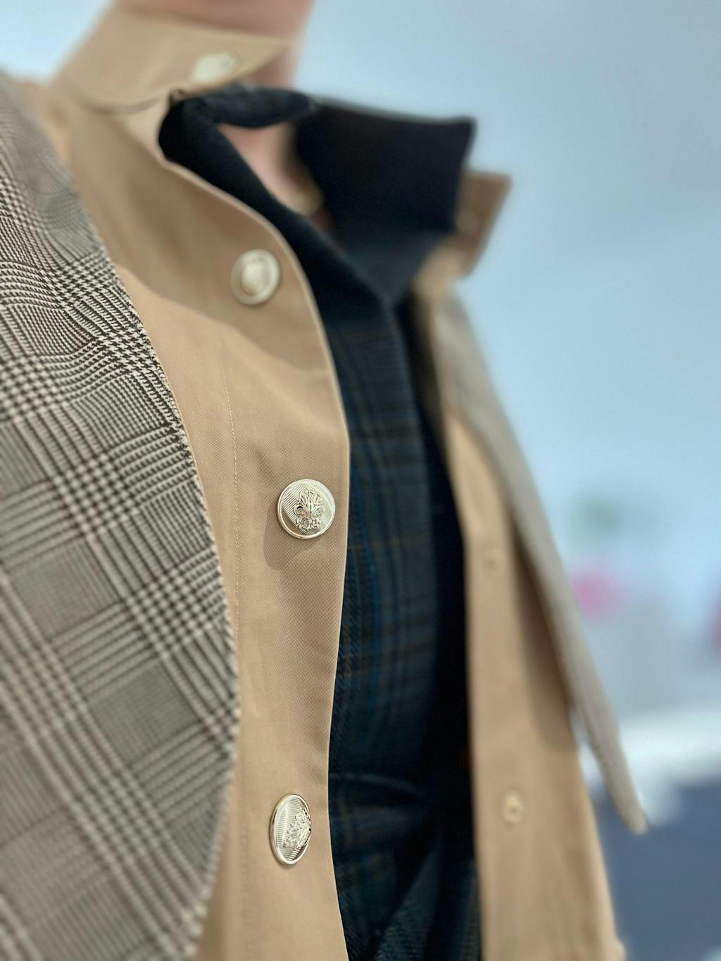 Lot de 10 Boutons pression dorés 20 mm