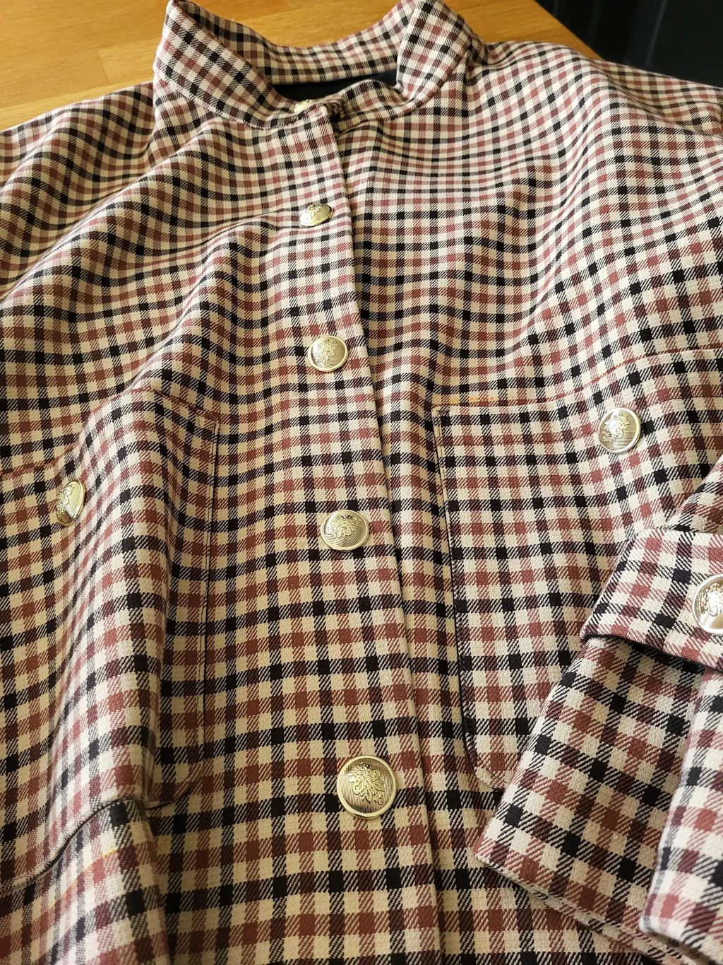 Lot de 10 Boutons pression dorés 20 mm