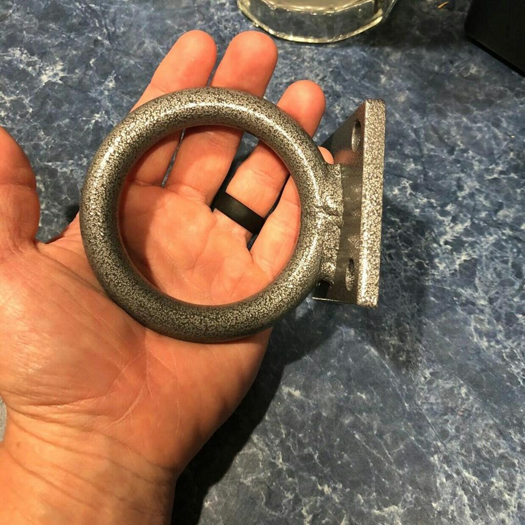 Heavy Duty Nautical Rope Fence Rings Madison Iron and Wood