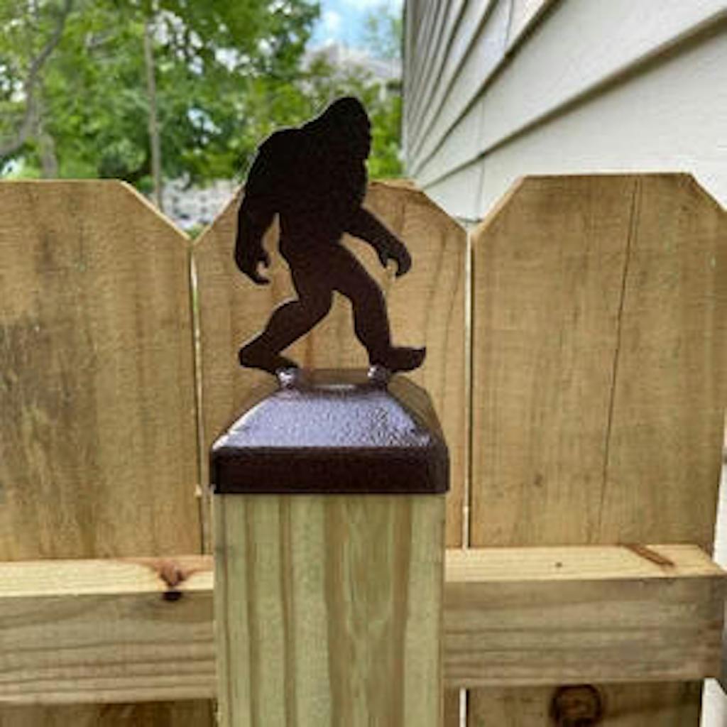 Bigfoot Metal Post cap for 4x4 wood post Madison Iron and Wood
