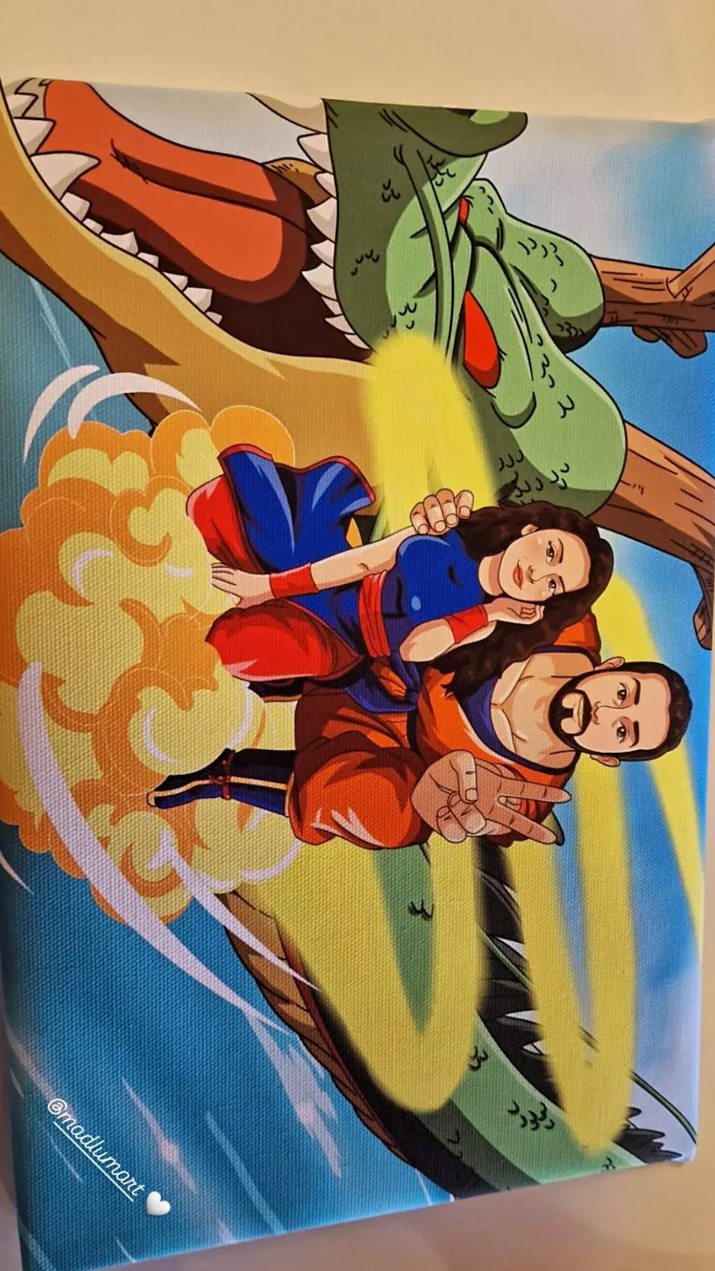 Ritratto Personalizzato Diventa Super Saiyan