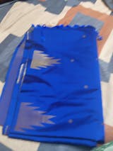(PRE-BOOKING) MS Blue - Hamsavalli – Soft Silk Elegance saree with temple weaving rich pallu