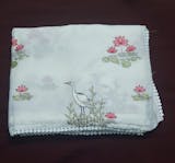 Pearl White - Shalini - Premium Super Net Saree with Embroidery - Best for Office Wear / Hightea party