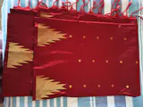 Majestic Maroon - Hamsavalli – Soft Silk Elegance saree with temple weaving rich pallu