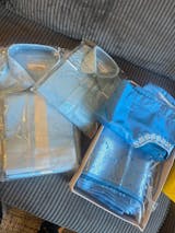 Premium Ethnic Wear Couple Combo Set - Aqua Blue