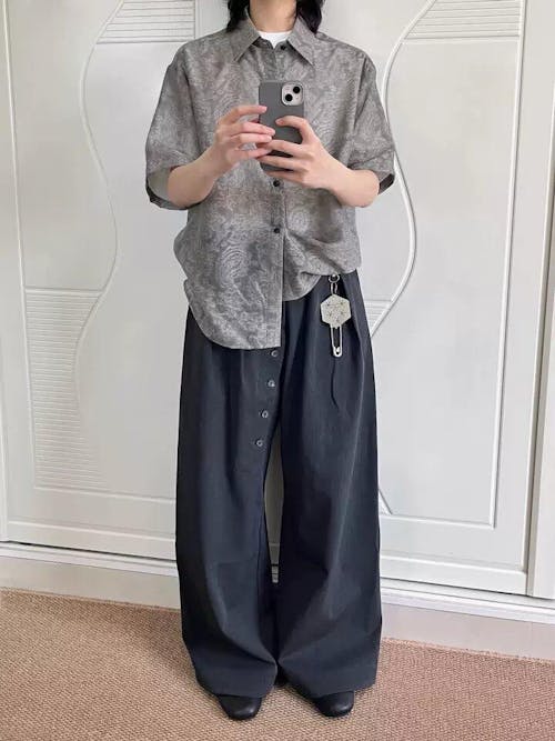 High Street Trendy Drape Yamamoto Pants