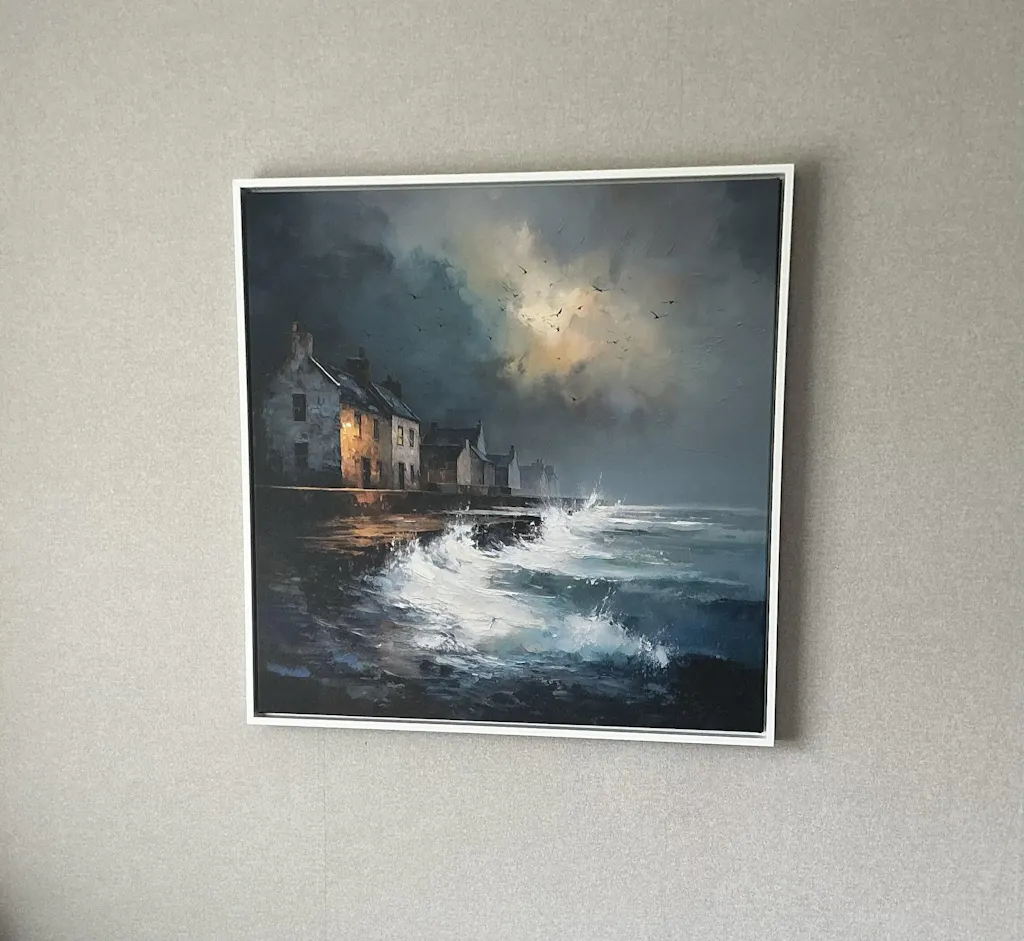 Waves At The Door - Canvas Print