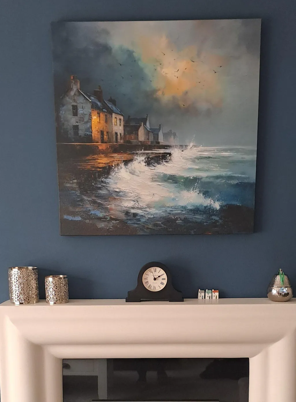 Waves At The Door - Canvas Print