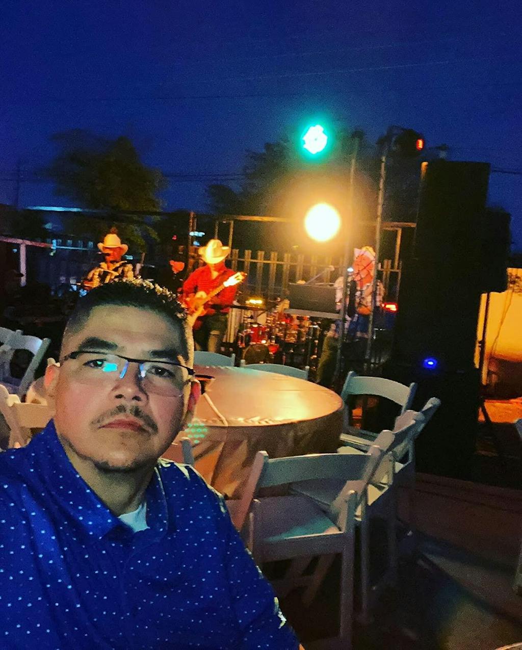 Men's Printed Golf Shirts-Patriotic Star