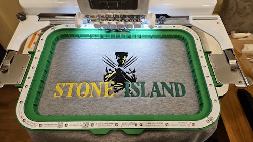 MaggieFrame Magnetic Hoop 6.9" | 175x175mm for Brother VR PR1X PR600 PR670E PR1000E PR1055X