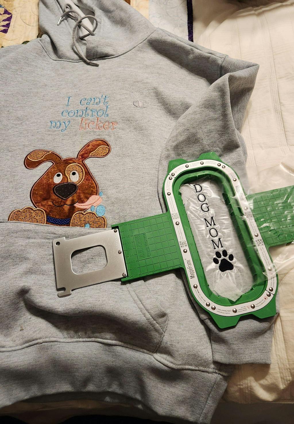 MaggieFrame Magnetic Hoop 7.6"x 2.7" | 195x70mm for Brother VR PR1X PR600 PR670E PR1000E PR1055X