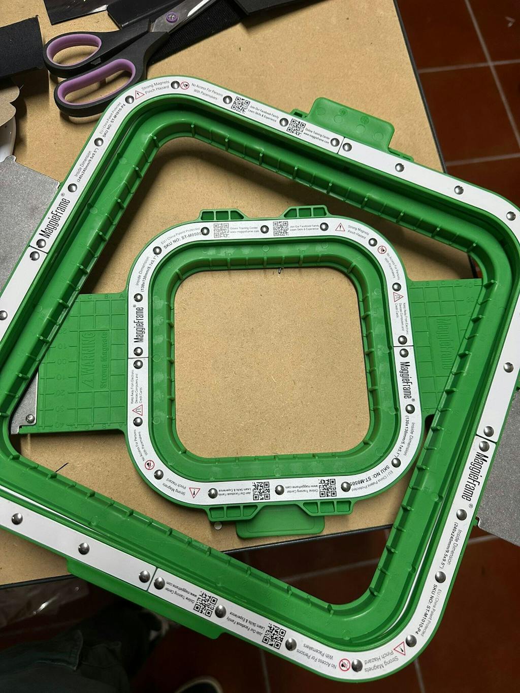 MaggieFrame Magnetic Hoop for Fortever Halo 100  Halo-X Embroidery Machine