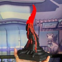 CEPHALLUS - UV - Black Colour Drip - Made to order