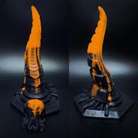 CEPHALLUS - UV - Black Colour Drip - Made to order