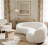 Presale-White Velvet Three-Seater Sofa – Modern Light Luxury Upholstered Couch