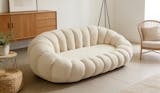 Presale “PumPumpkin” Sherpa Sofa – Modern Cozy Cloud-Like Lounge Couch