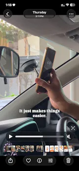 Orvix Premium Magnetic Vacuum Phone Holder – 360° Foldable Mount for Car, Mirror & Desk | Compatible with All Smartphones