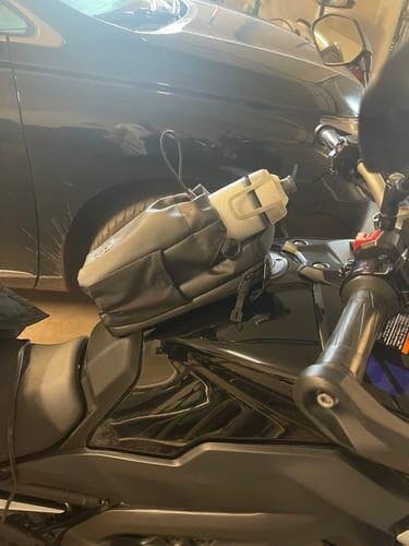 Bolso en moto