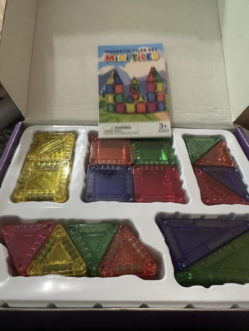 Magnetopia™【Geometric Learning】Magnetic Building Blocks | 40-56 PCS | 1.5" | Tile