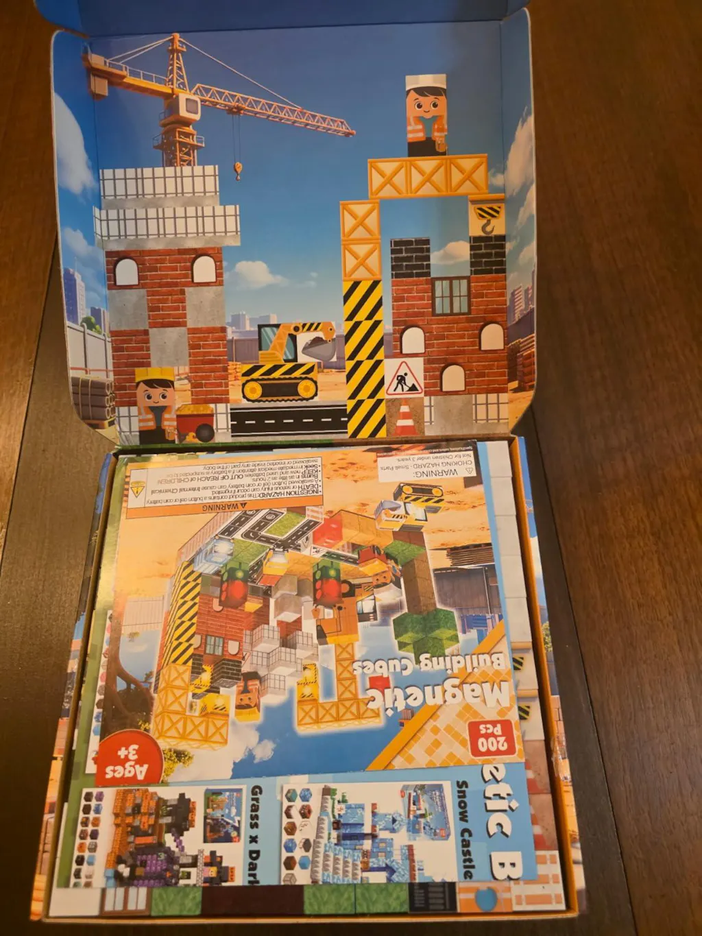 Magnetopia™【Metropolis Capital】Magnetic Building Blocks | 200 PCS | 0.8" | Glowing