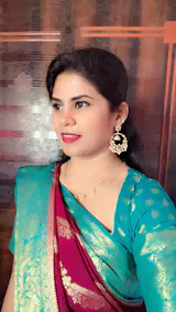 Uncut Polki Stones Chaandbali Earrings