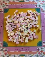 Lavender Mahjong Tiles Set