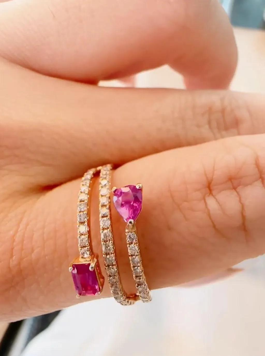 Rosé Temptation Ring