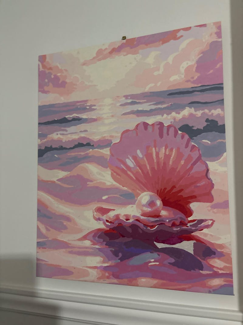 Pink Beach Pearls - Paint by Numbers Kit