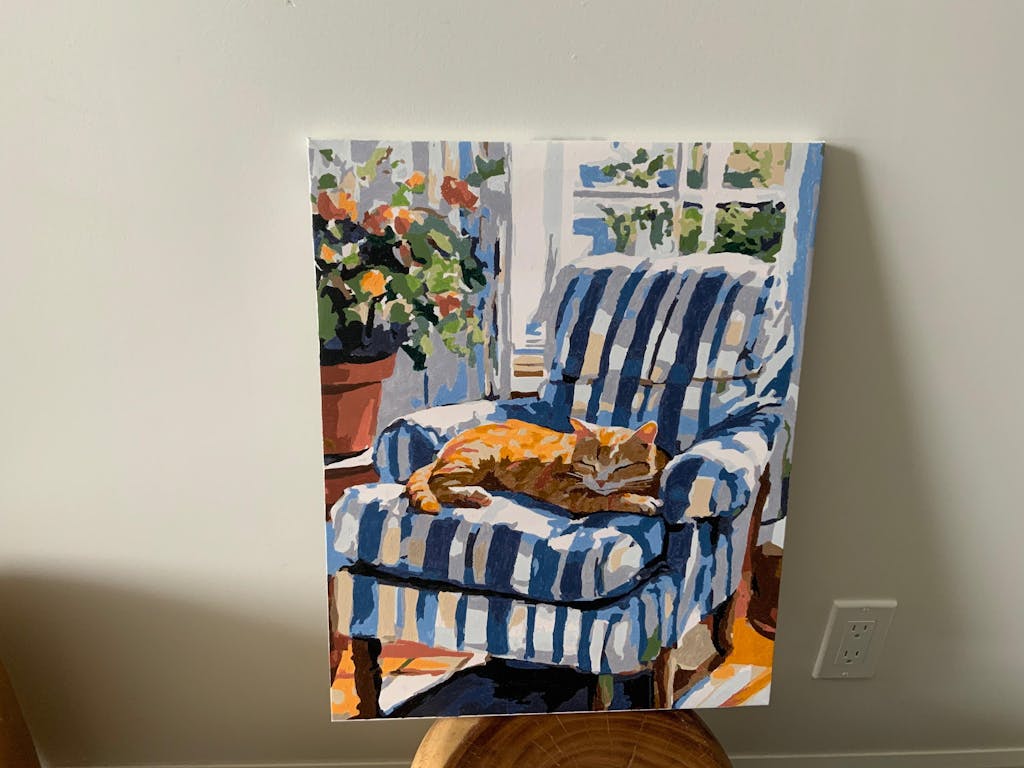 Relaxing time in the sun - Paint by Numbers Kit