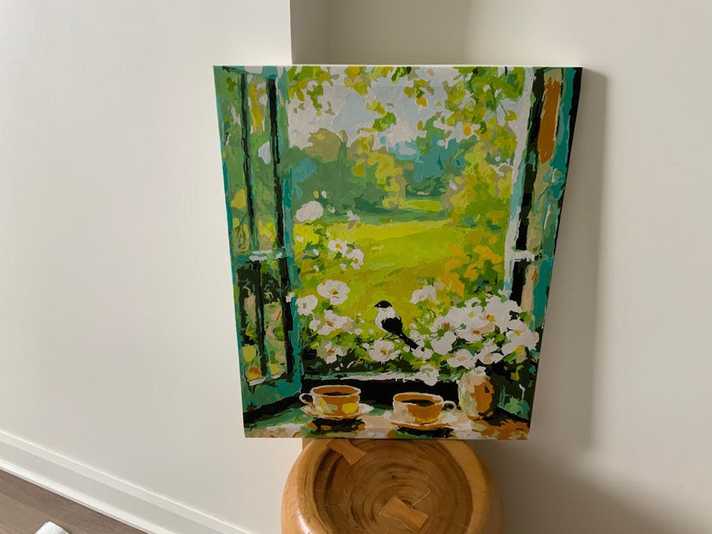 Coffee and Birds - Paint by Numbers Kits