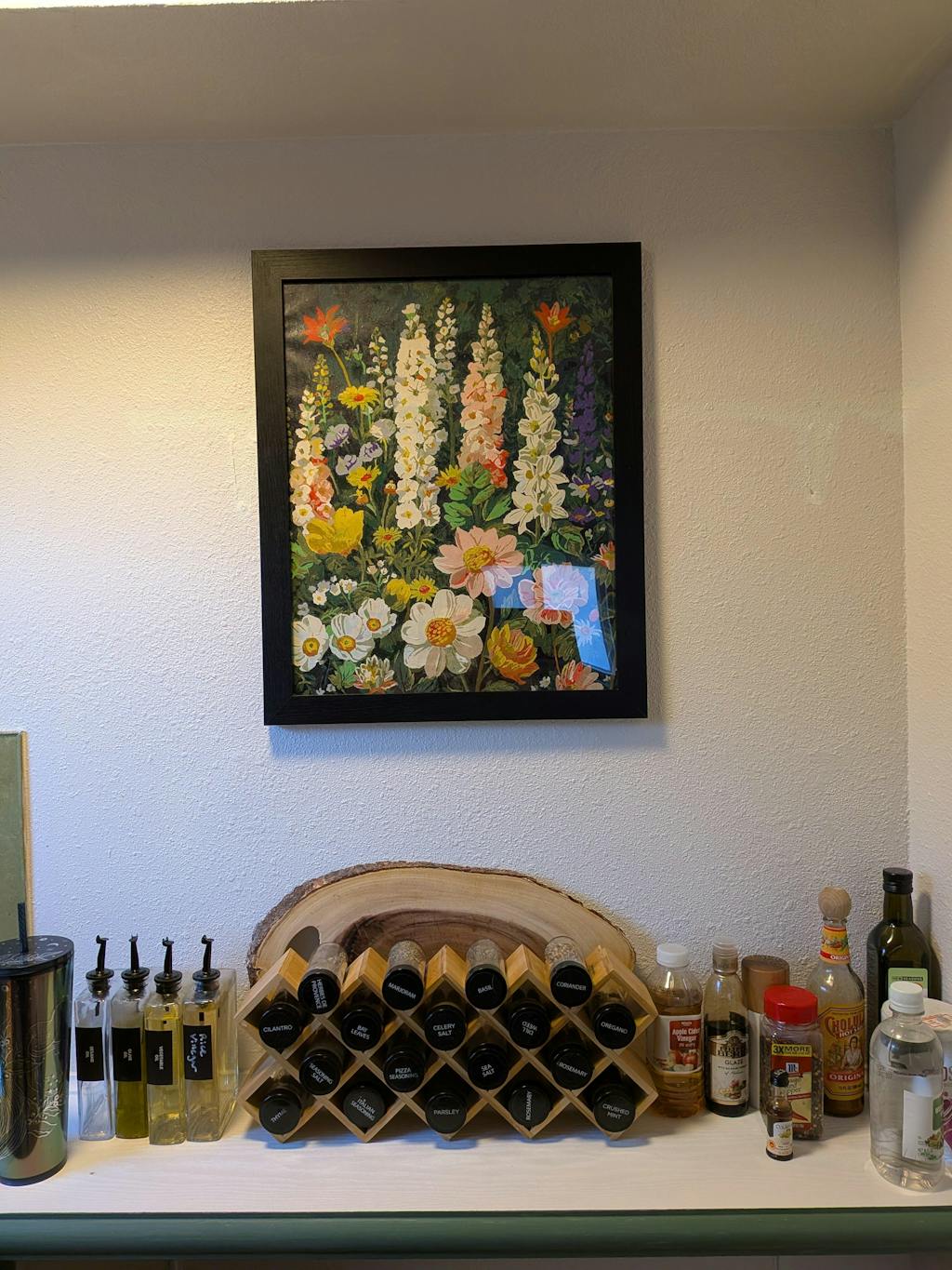 Flower Shadows Swaying - Paint by Numbers Kit