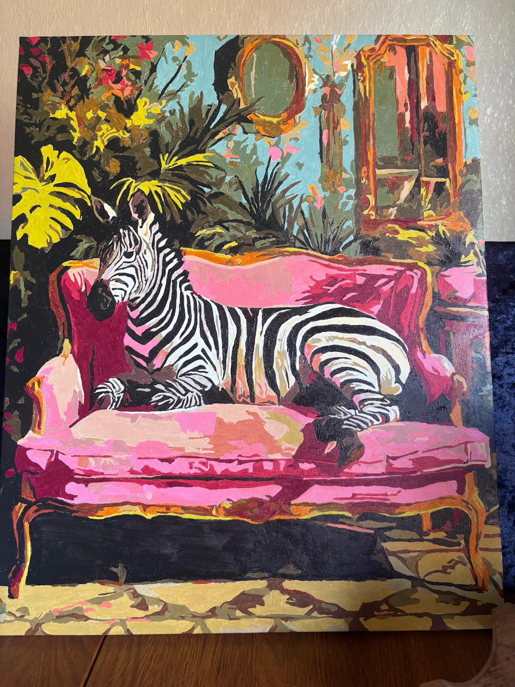 Zebra in the Gilded Menagerie