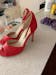 PU Leather Open Toe Super Thin High Heels with Ankle Strap Women Sandal