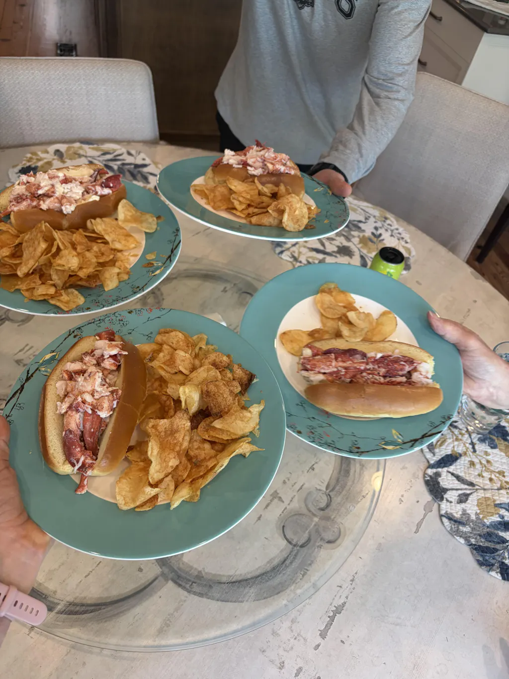 Fantini Split Top Brioche Lobster Roll Buns - 6 Pack