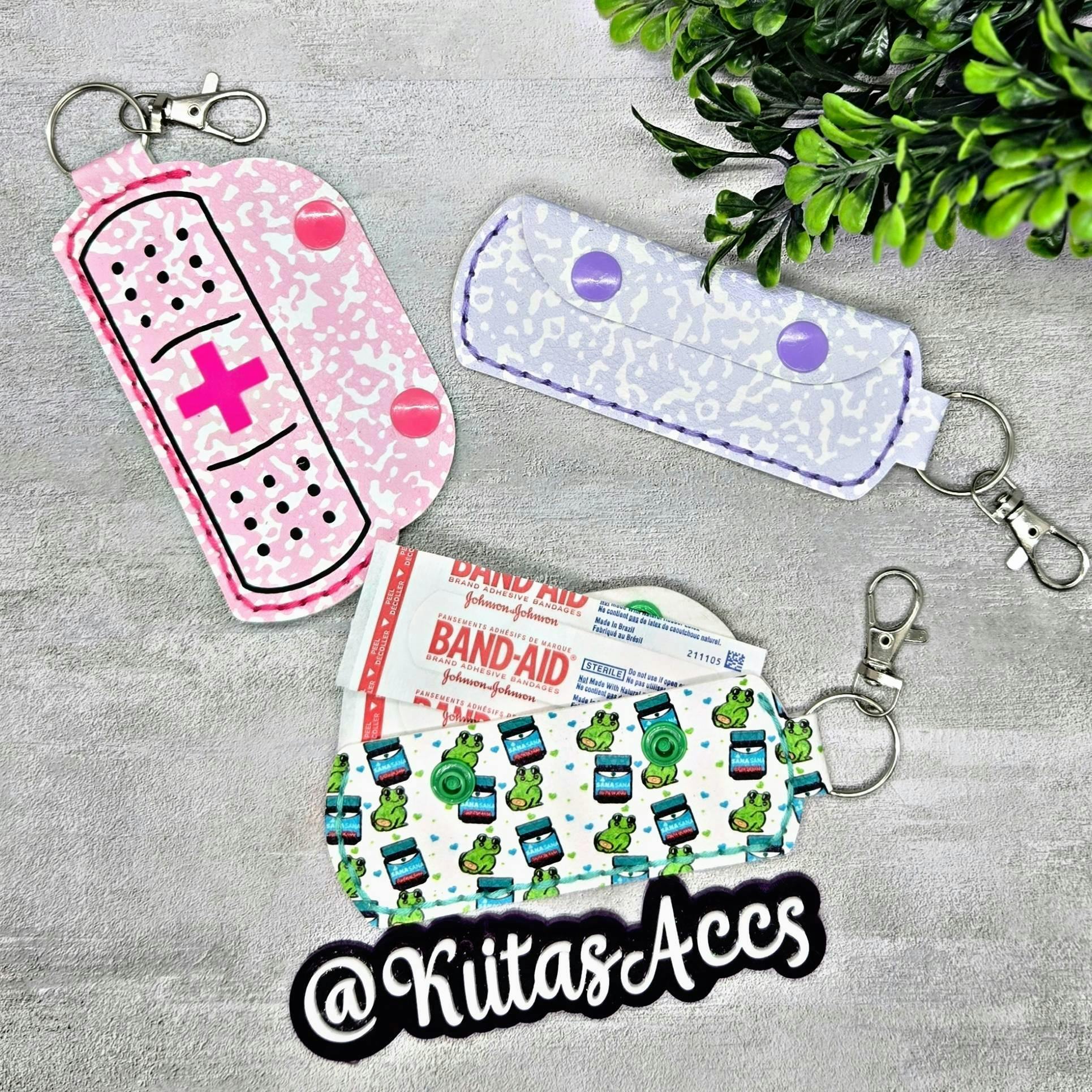 bandaid holder SVG | First Aid Pouch Keychain – Maisie Moo