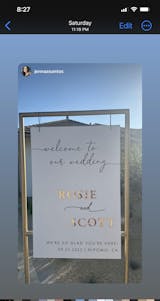 Custom order - Rosie Angulo - 23rd September 2023 Wedding