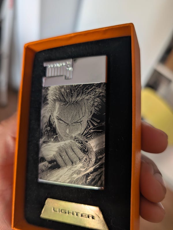 Briquet personnalisé tempête avec photo