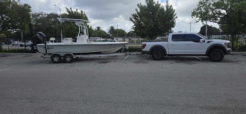 White Powder Coated Pro 600 Heavy Duty T-Top Package