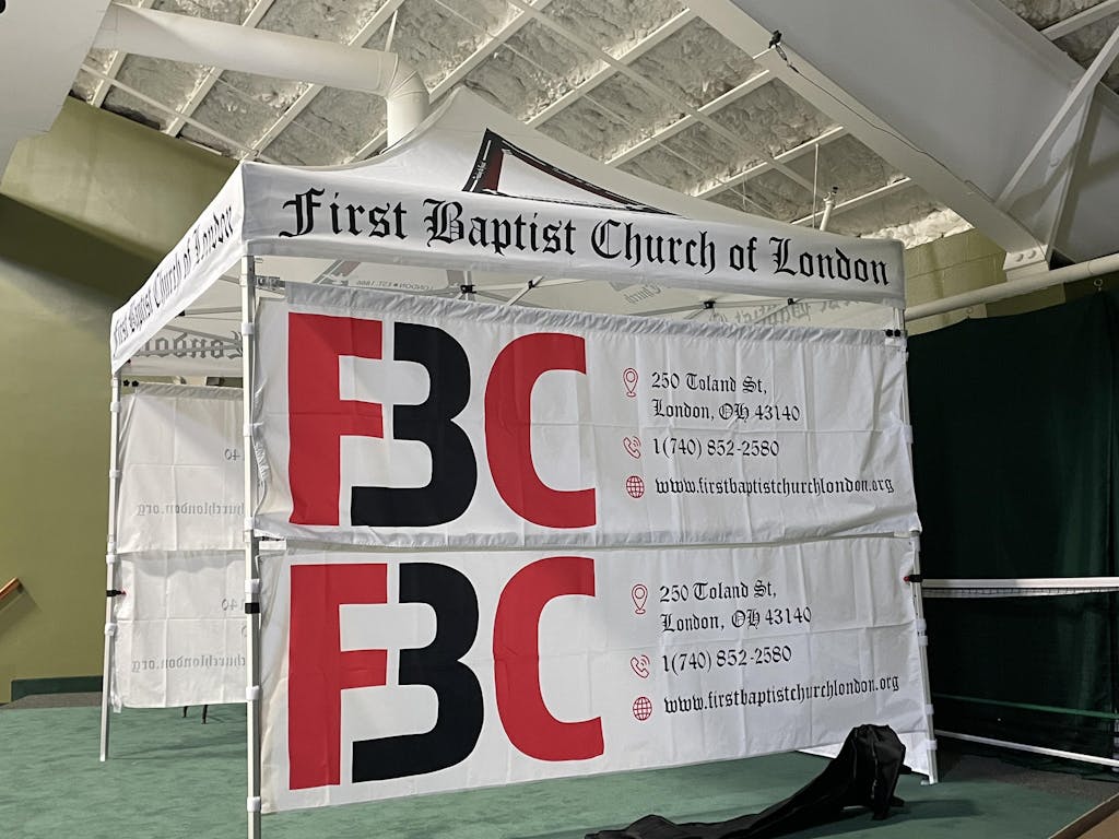 10x10 Custom Canopy Tent Package