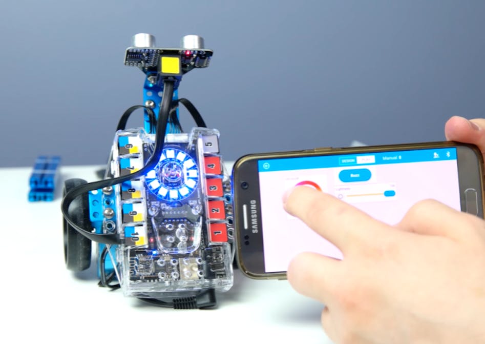 Buy Makeblock mBot Smart STEM Educational Coding Robotic Kit Toy - Blue -  Bluetooth Dongle online Worldwide 