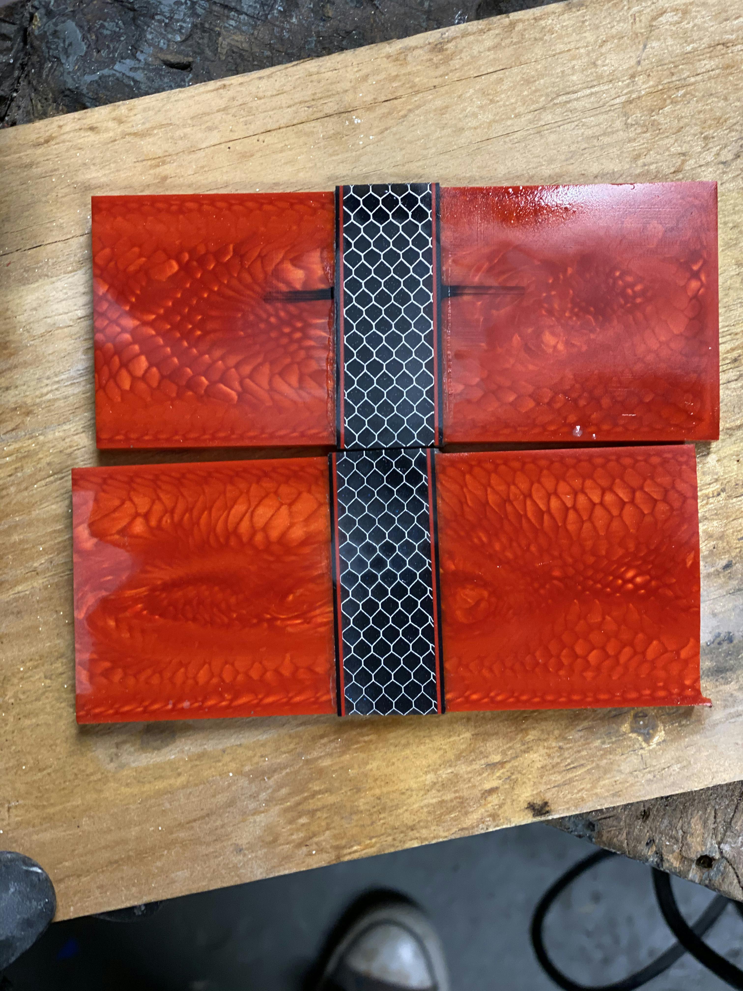 G10 Knife Handle Liner Sheet .06" x 5.5" x 12.25" MULTICOLORED