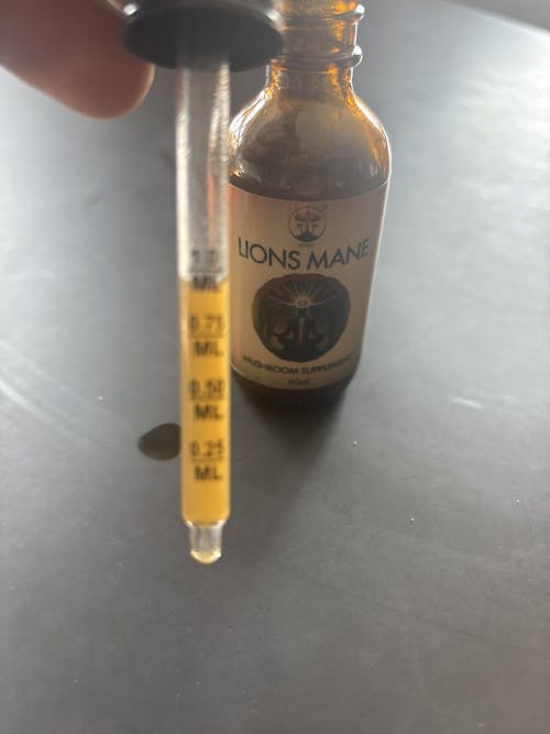 Lion's Mane Mushroom Tincture 60ml - FOCUS