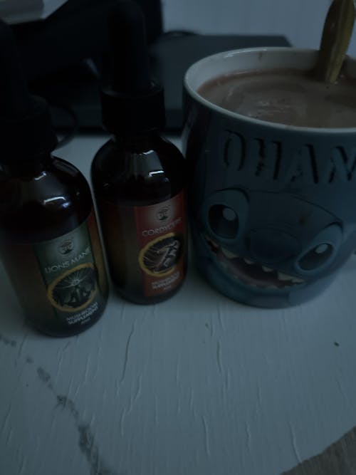 Lion's Mane & Cordyceps Mushroom Tincture AM BUNDLE