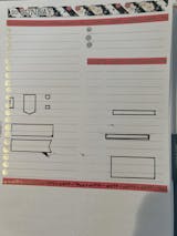 Journal Stencil Bookmark, Planner Bookmark, Arrow Metal Bookmark - fits A5,  Standard MTN (Arrow Bookmark)