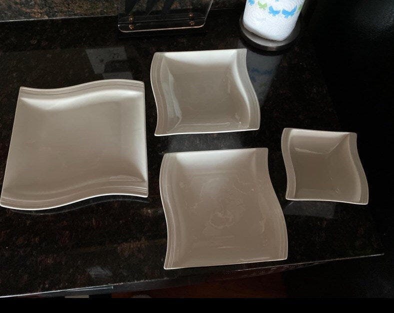 Set 6 Portauovo In Porcellana MALACASA Serie Flora - 11.5x11.5x2 Cm, Lavabile In Lavastoviglie - Foto 7